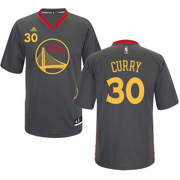 Men's  Warriors #30 Stephen Curry Chinese Jersey