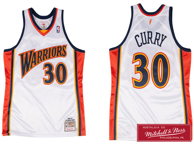 Men's Stephen Curry 2009-2010 White Jersey