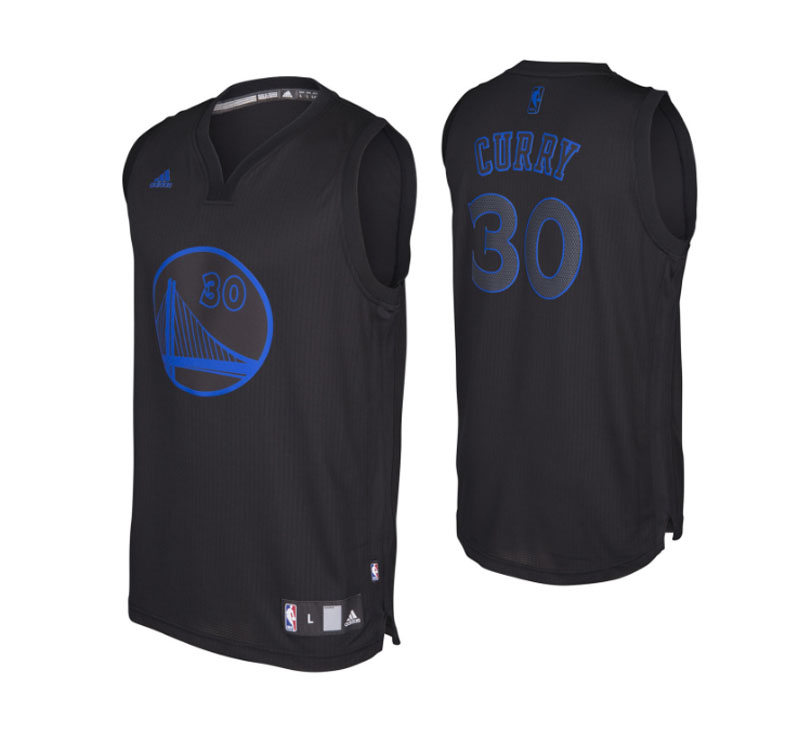 Men's Stephen Curry NBA Fashion Swingman Black Jersey