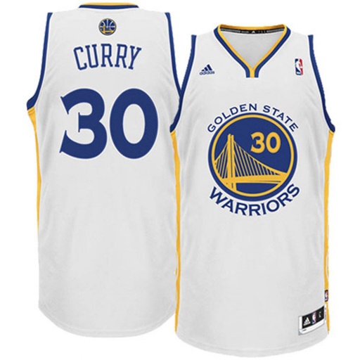  Warriors #30 Stephen Curry Home White Youth Jersey