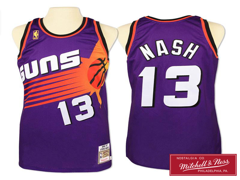 Men's Steve Nash 1996-97 Purple Jersey