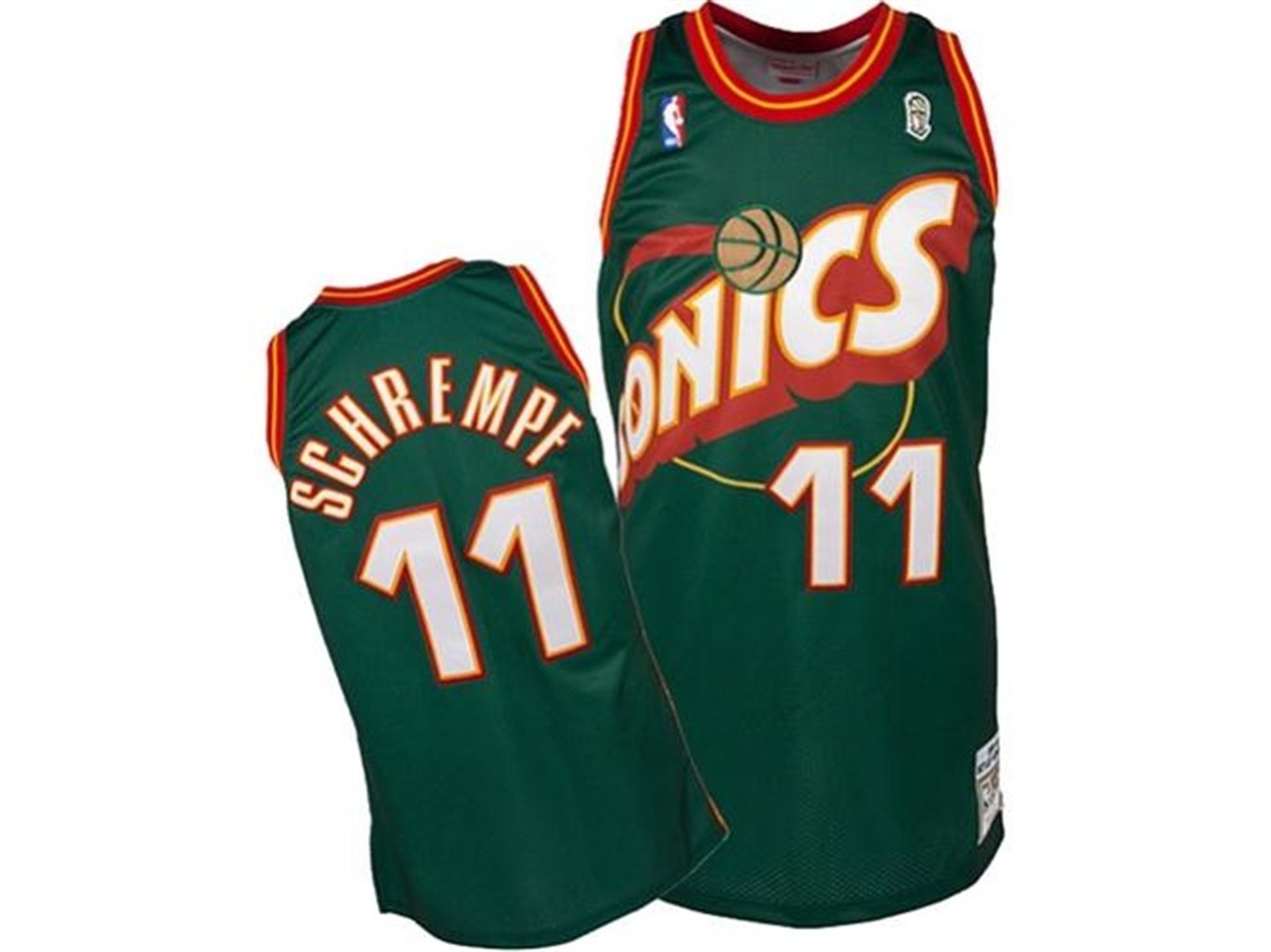 SuperSonics Throwback Green Jersey