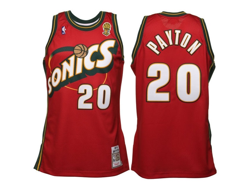 SuperSonics Throwback Red Jersey