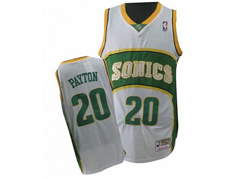 SuperSonics Throwback Swingman White Jersey