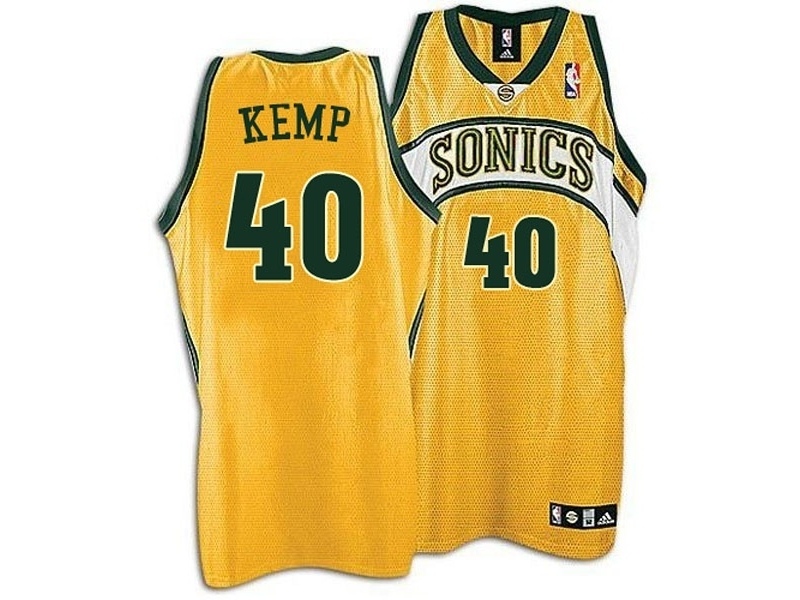 SuperSonics Throwback Swingman Yellow Jersey