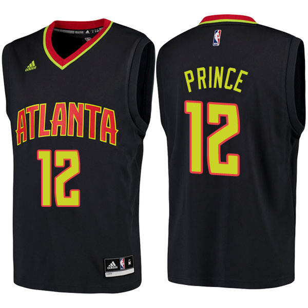 Men's  Taurean Prince Atlanta Hawks Black Jersey