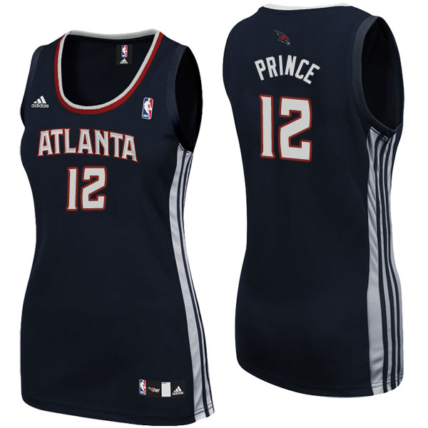 Women's Taurean Prince Atlanta Hawks Black-White Jersey