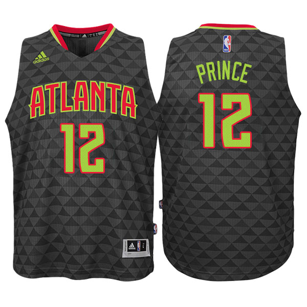 Men's  Taurean Prince Atlanta Hawks Charcoal-Green-Red Jersey