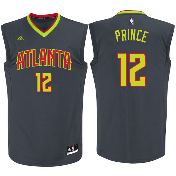 Men's  Taurean Prince Atlanta Hawks Charcoal Jersey