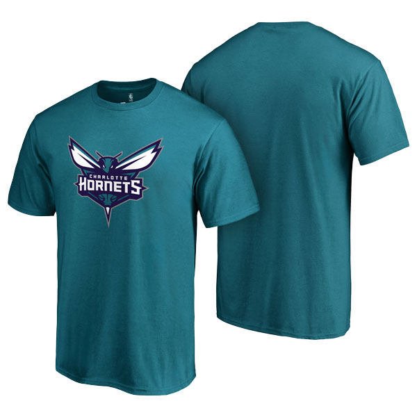 Men's  Charlotte Hornets Team Essential Teal T-shirt