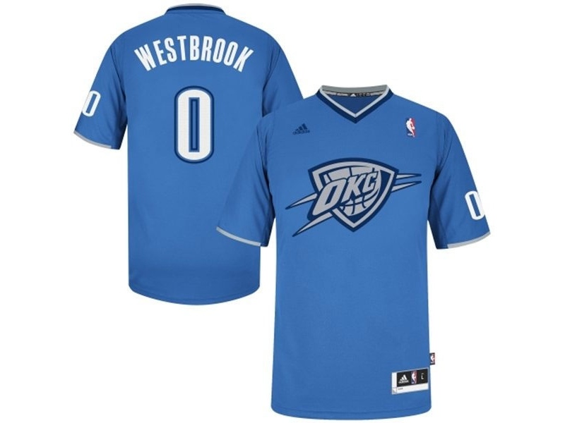 Thunder 2013 Christmas Day Blue Jersey