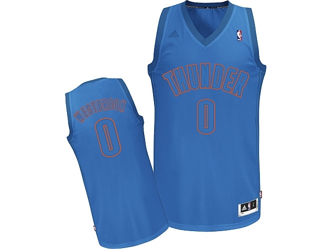 Thunder Christmas Day Swingman Blue Jersey