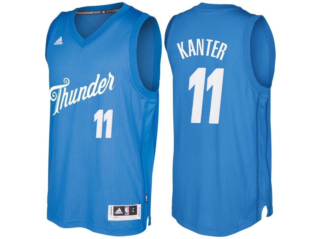 Thunder 2016 Christmas Day Swingman Blue Jersey