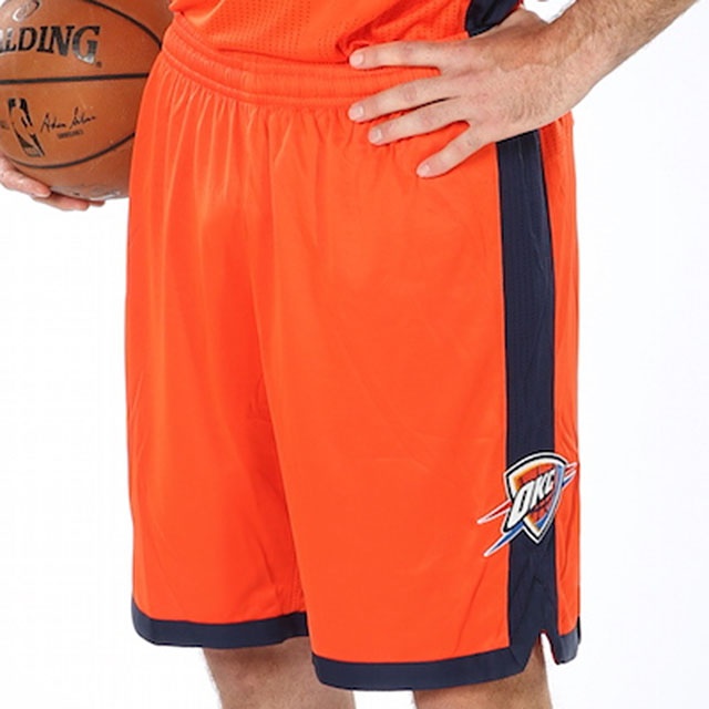 Men's  Thunder Alternate Swingman Shorts Orange