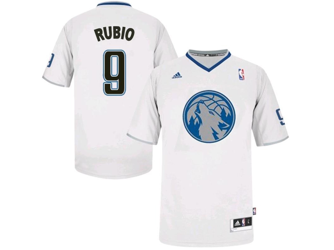 Timberwolves 2013 Christmas Day Swingman White Jersey