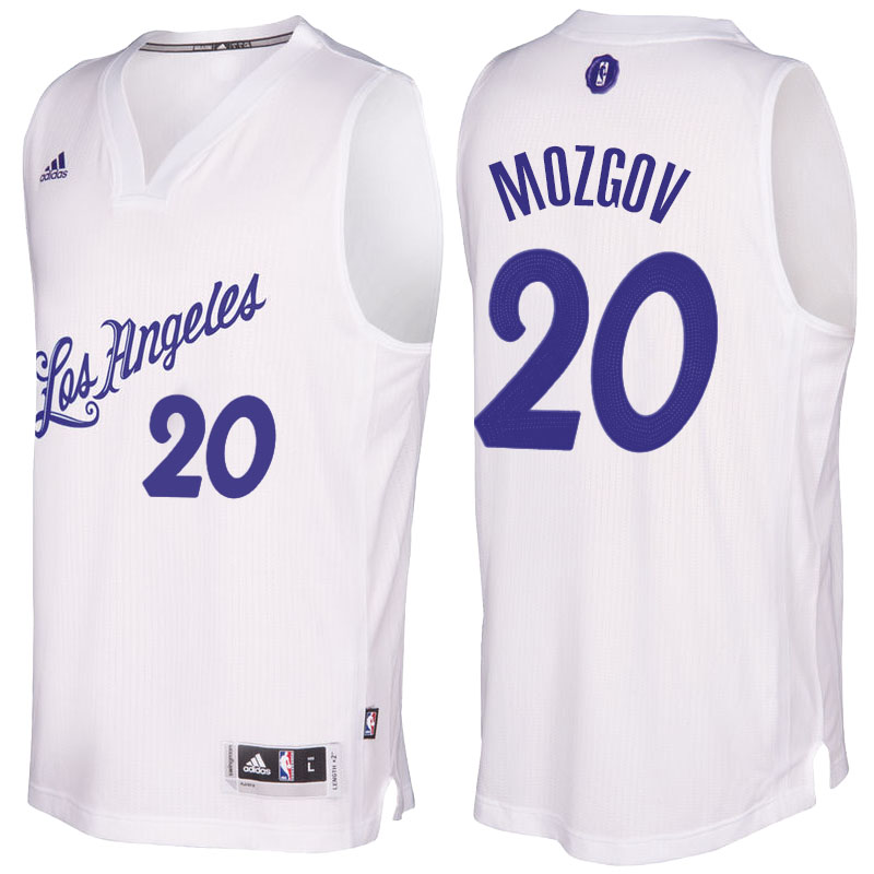 Men's  Timofey Mozgov Los Angeles Lakers White Jersey