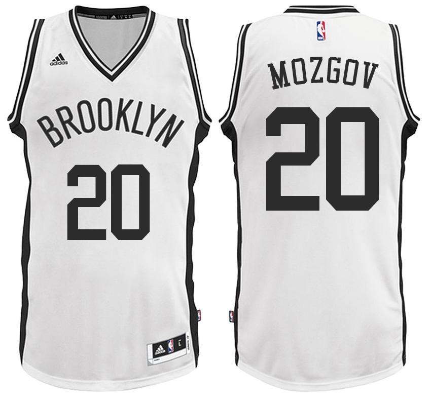 Men's Timofey Mozgov NBA Swingman Road White Jersey