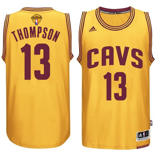 Men's  Tristan Thompson Cavs 2015 Finals Gold Jersey