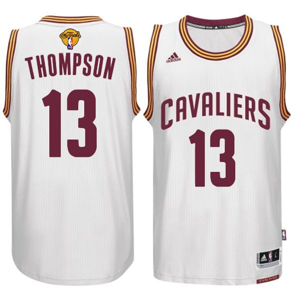 Men's  Tristan Thompson Cavaliers 2015 Finals Home White Jersey