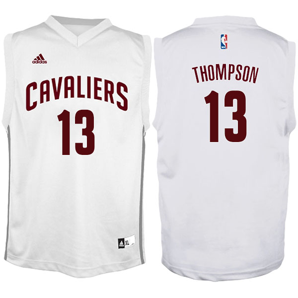 Men's  Tristan Thompson Cleveland Cavaliers White-Red Jersey