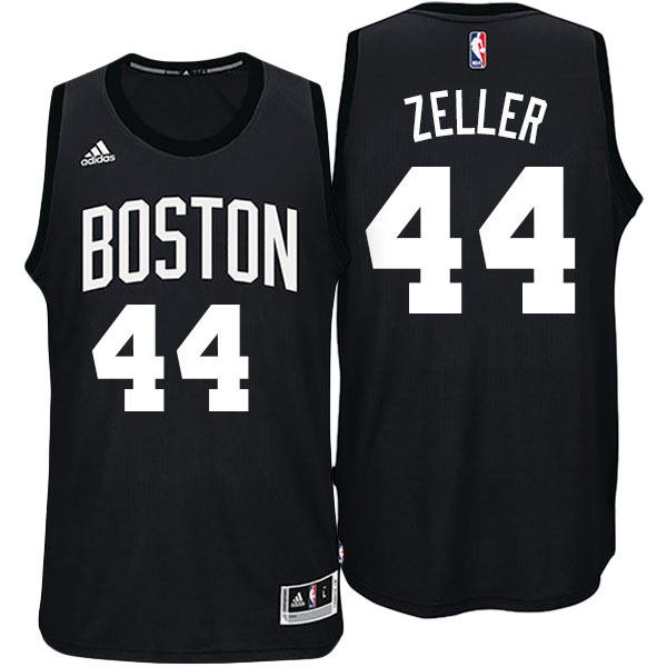 Men's  Tyler Zeller Boston Celtics Adidas Fashion Swingman Black Jersey