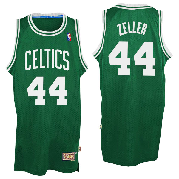 Men's  Tyler Zeller Boston Celtics Hardwood Classics Swingman Green Jersey