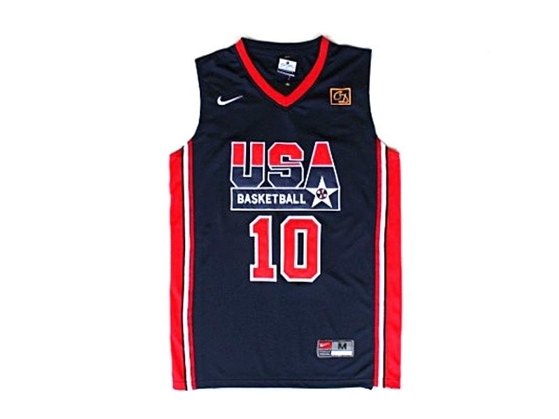 USA 1992 USA Dream Team Swingman Blue Jersey