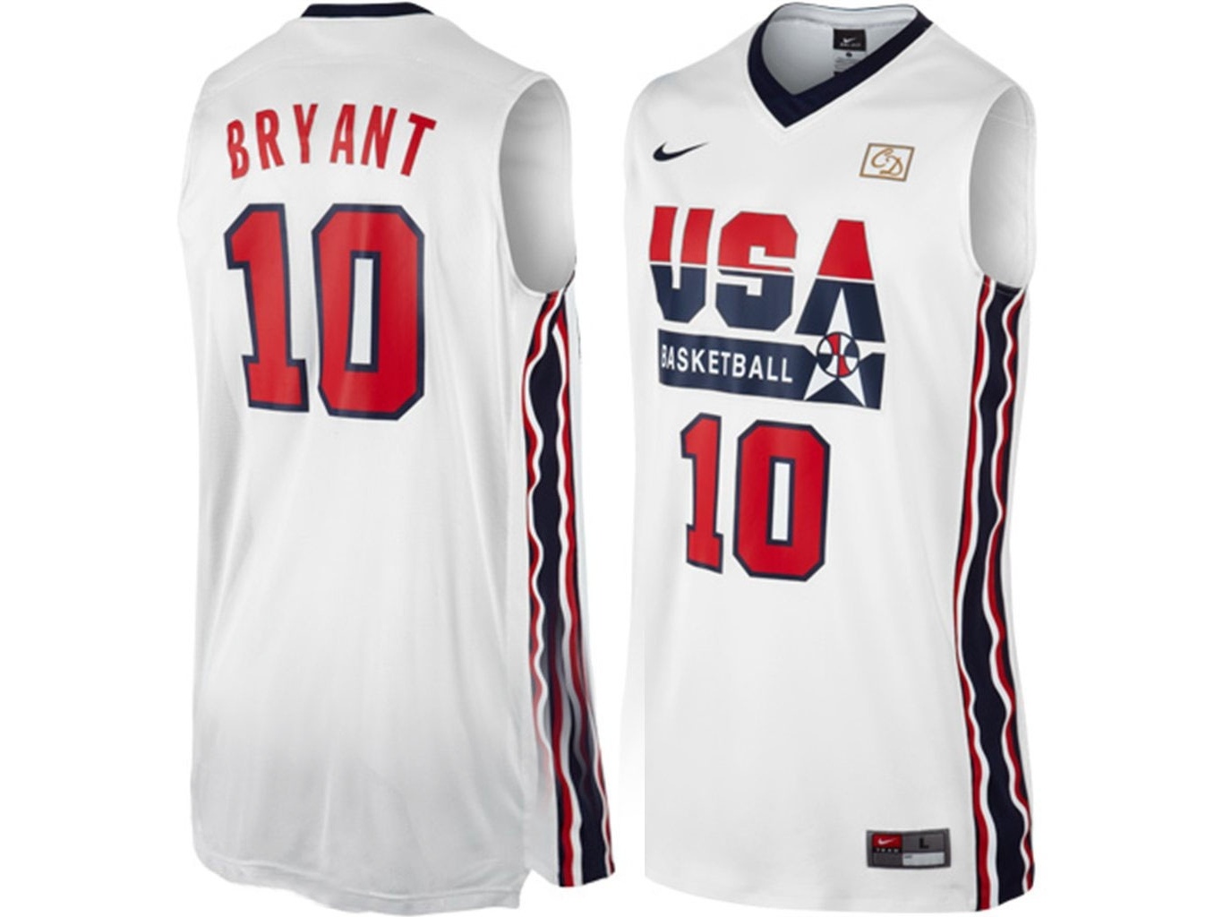 USA 1992 USA Dream Team White Jersey