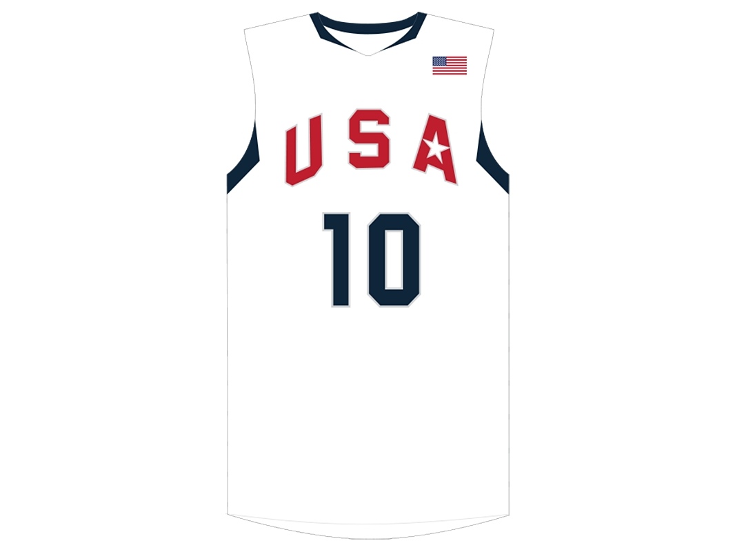 USA 2008 USA Team White Jersey