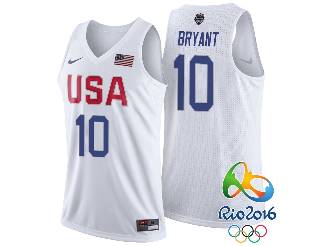 USA Rio 2016 Olympics USA Team White Jersey