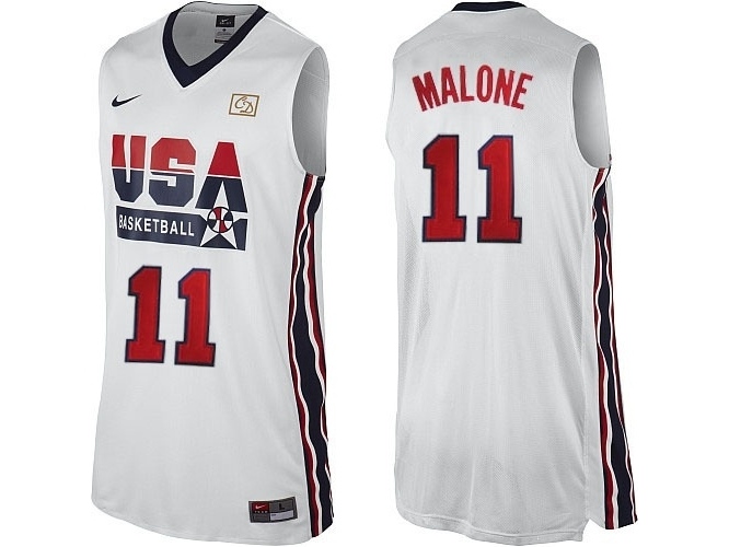 USA 1992 USA Dream Team White Jersey