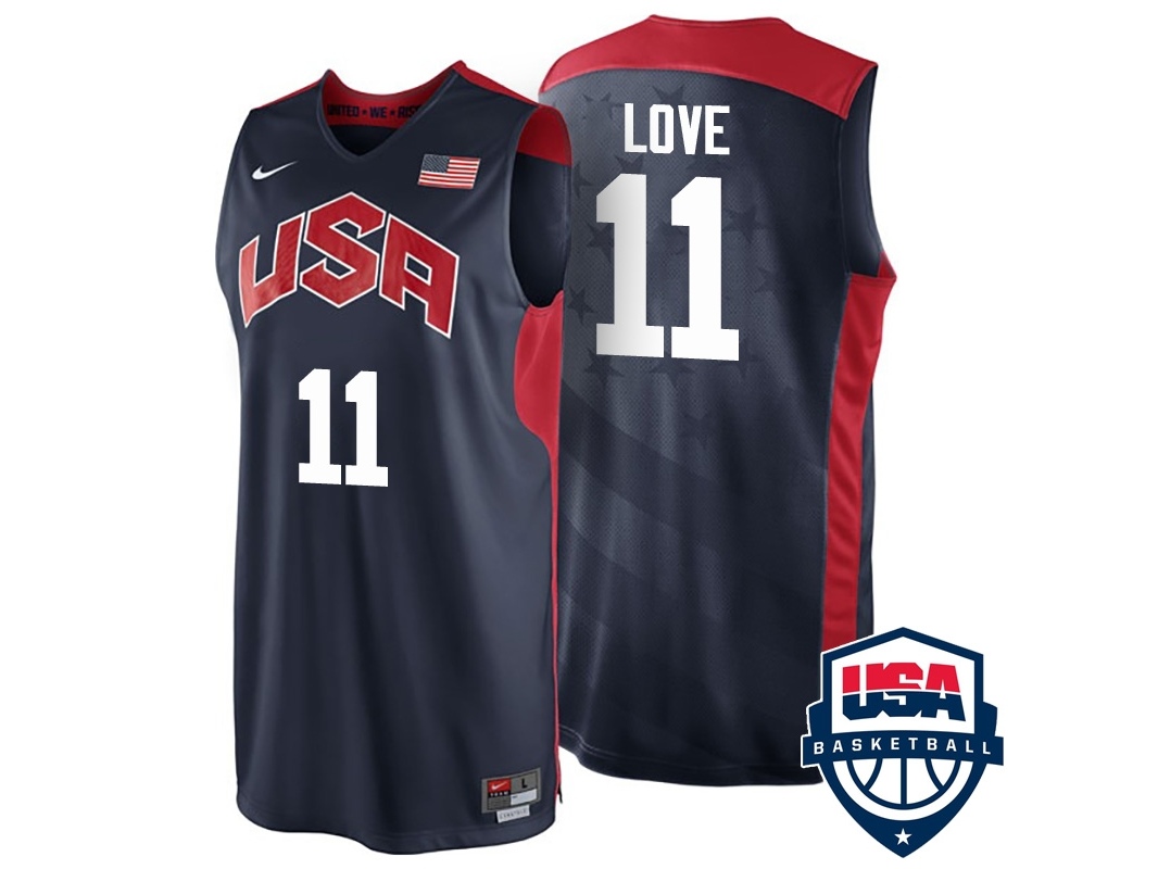 USA London 2012 Olympics USA Team NAvy Blue Jersey