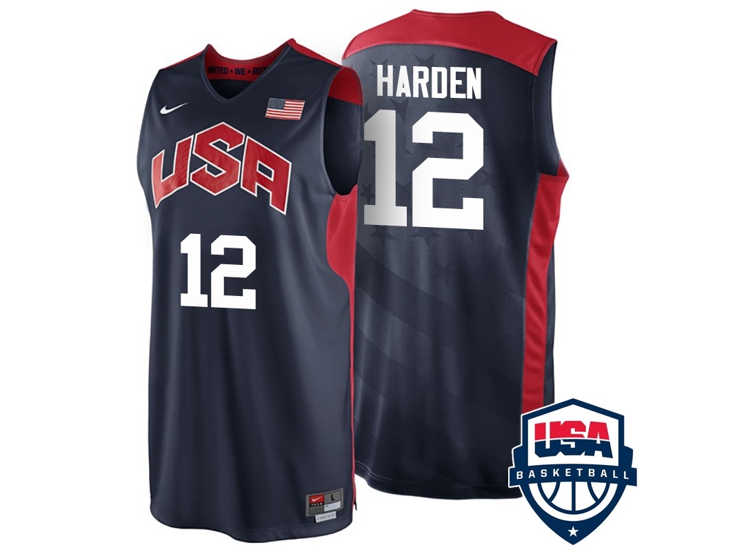 USA London 2012 Olympics USA Team NAvy Blue Jersey