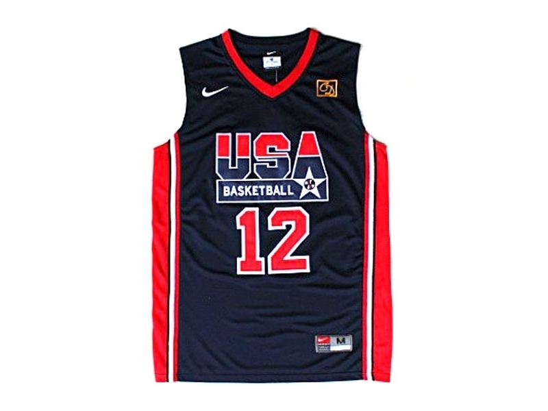 USA 1992 USA Dream Team Blue Jersey