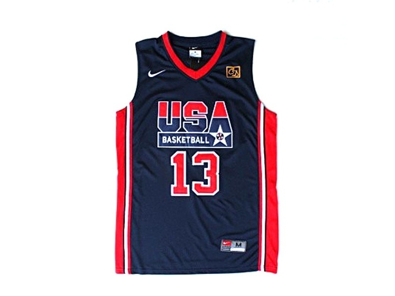 USA 1992 USA Dream Team Swingman Blue Jersey