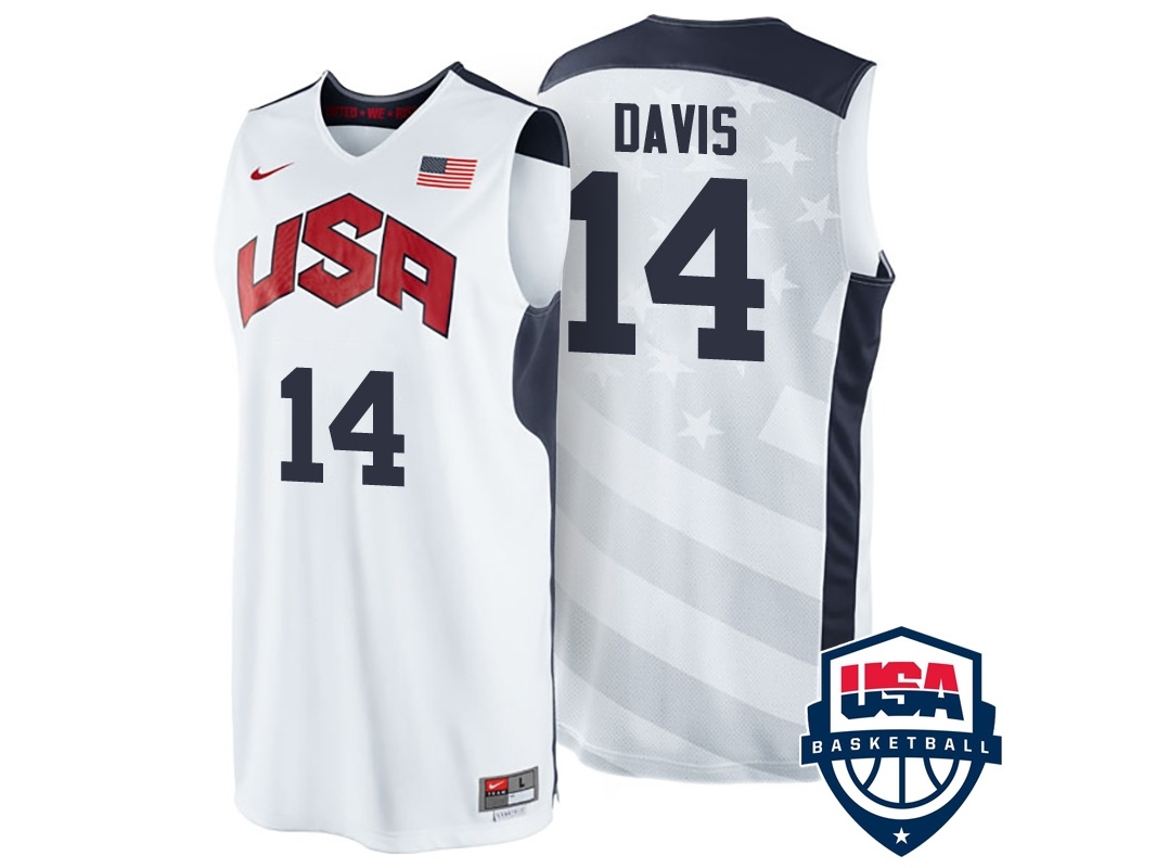 USA London 2012 Olympics USA Team White Jersey