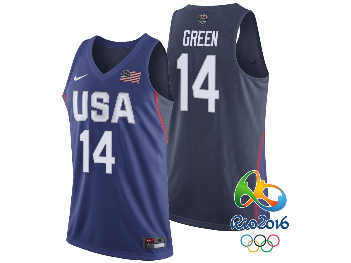 USA Rio 2016 Olympics USA Team Swingman NAvy Blue Jersey