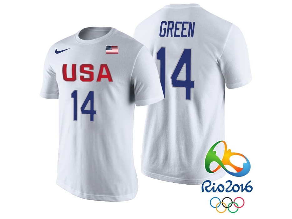 USA Rio 2016 Olympics USA Team White T-Shirt