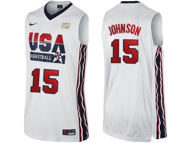 USA 1992 USA Dream Team White Jersey