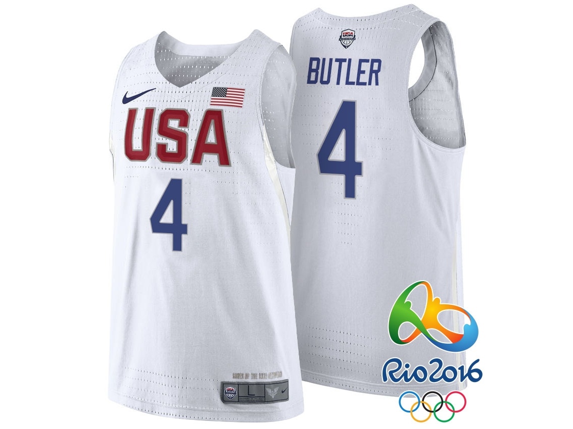 USA Rio 2016 Olympics USA Team White Jersey