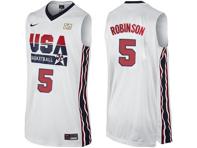 USA 1992 USA Dream Team White Jersey