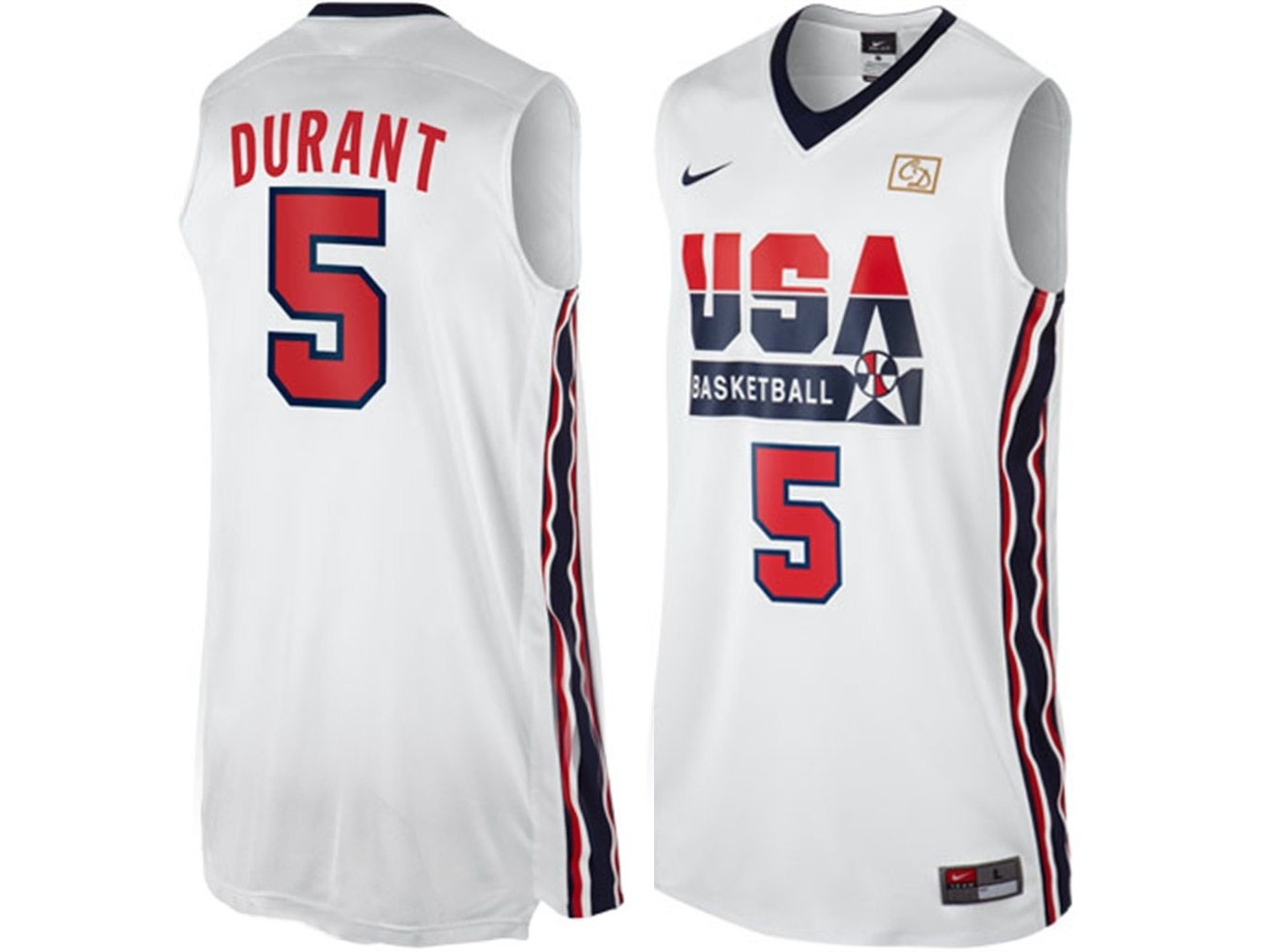 USA 1992 USA Dream Team White Jersey