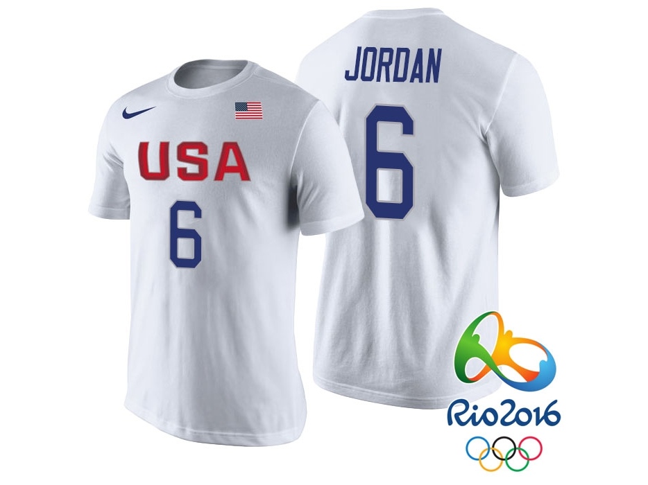 USA Rio 2016 Olympics USA Team White T-Shirt