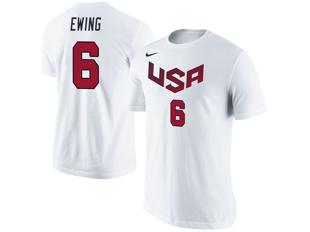 USA St Patrick's Day Name & Number White T-Shirt