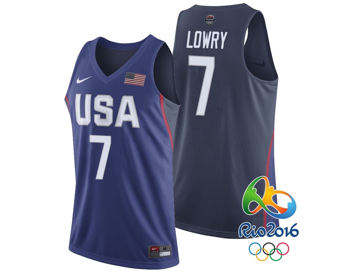 USA Rio 2016 Olympics USA Team Swingman NAvy Blue Jersey