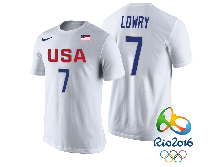 USA Rio 2016 Olympics USA Team White T-Shirt