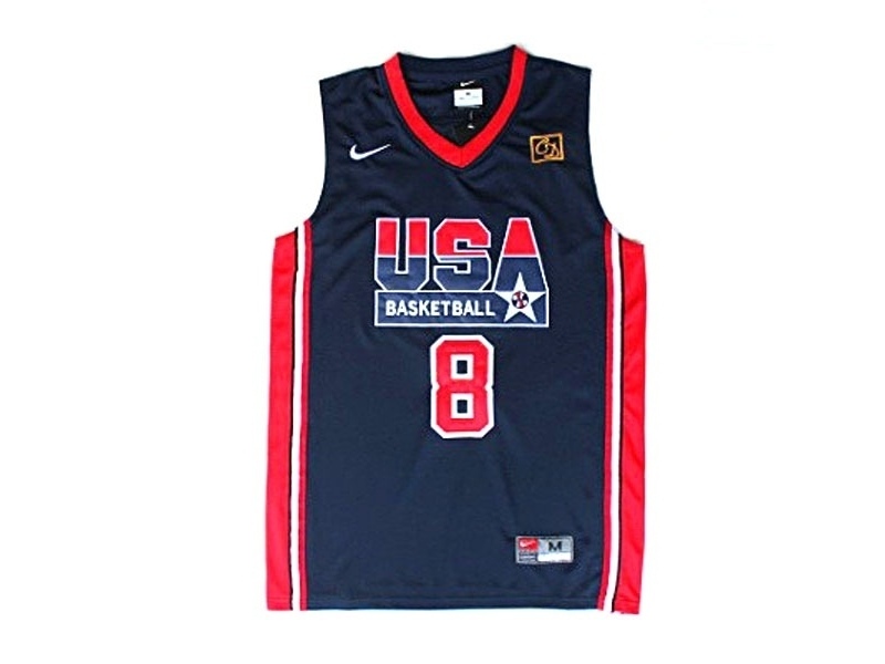 USA 1992 USA Dream Team Blue Jersey