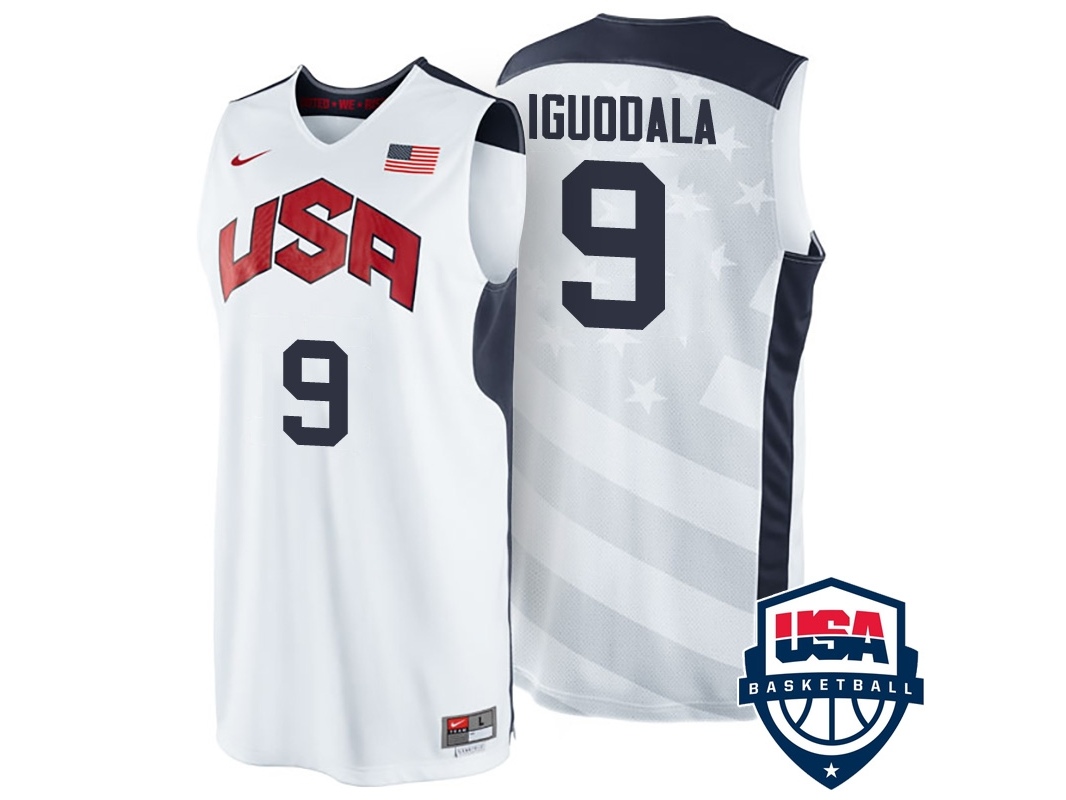 USA London 2012 Olympics USA Team White Jersey