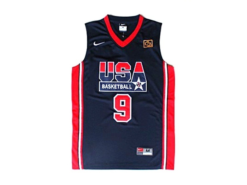 USA 1992 USA Dream Team Blue Jersey