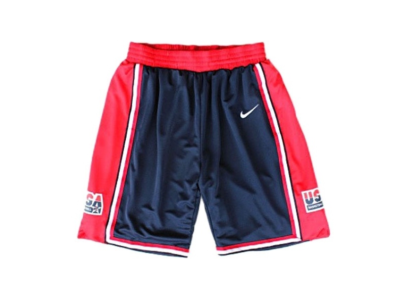 USA 1992 USA Dream Team Swingman Blue Shorts